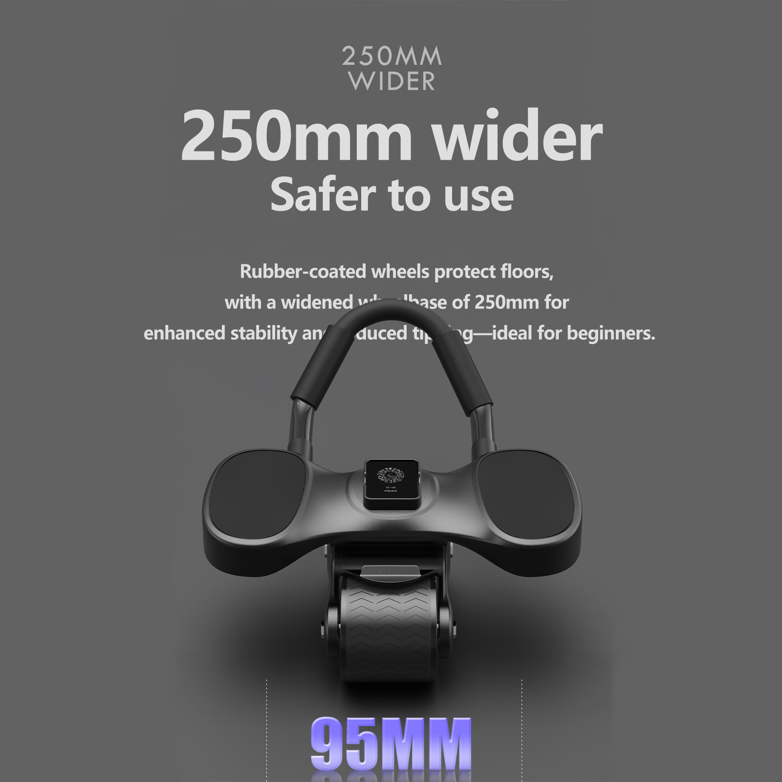 Sports Equipment Suppliers - 2-Wheels Ab Roller with LCD –