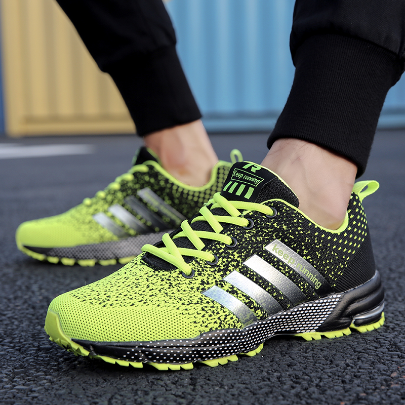 Sports Equipment Resale - Hot Sale Green Running Shoes Unisex