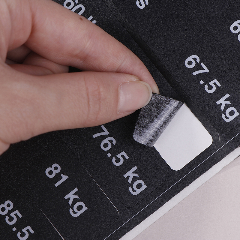 Sports Equipment Suppliers - Weight Stack Labels 4.5kg To 150kg