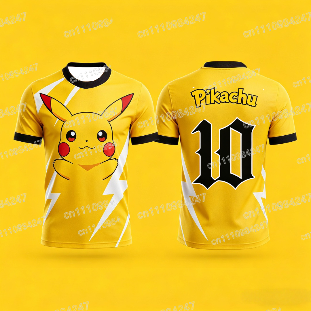 Sports Equipment Resale - 2026 Hot Sale Pikachu Jersey T-shirt
