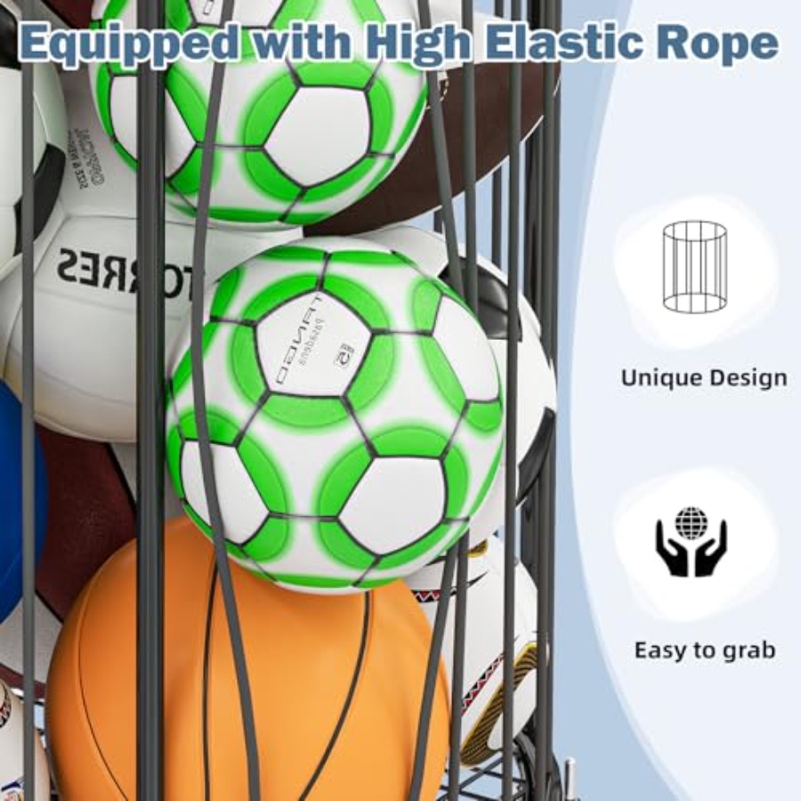 Garage Ball Storage: Round Spo - огляд і ціна Sports Equipment Garage Storage