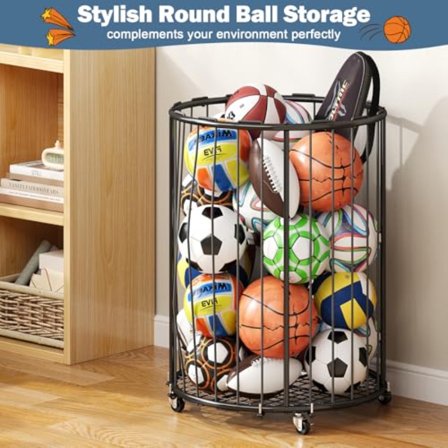 Garage Ball Storage: Round Spo - огляд і ціна Sports Equipment Garage Storage