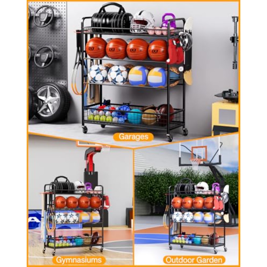 Garage Sports Equipment Organi - огляд і ціна Sports Equipment Outdoor Storage