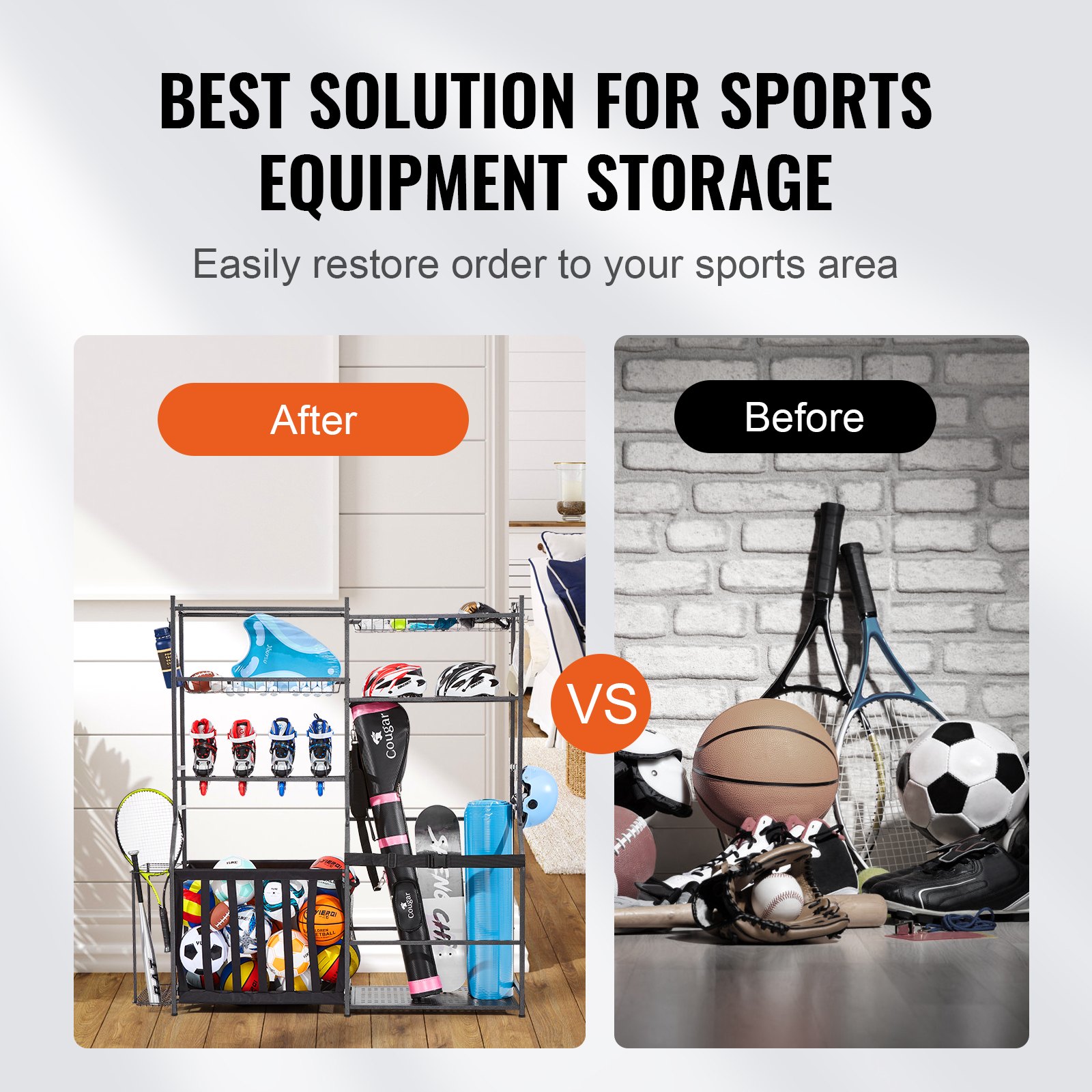 Golf Storage Garage Organizer, - огляд і ціна Sports Equipment Outdoor Storage