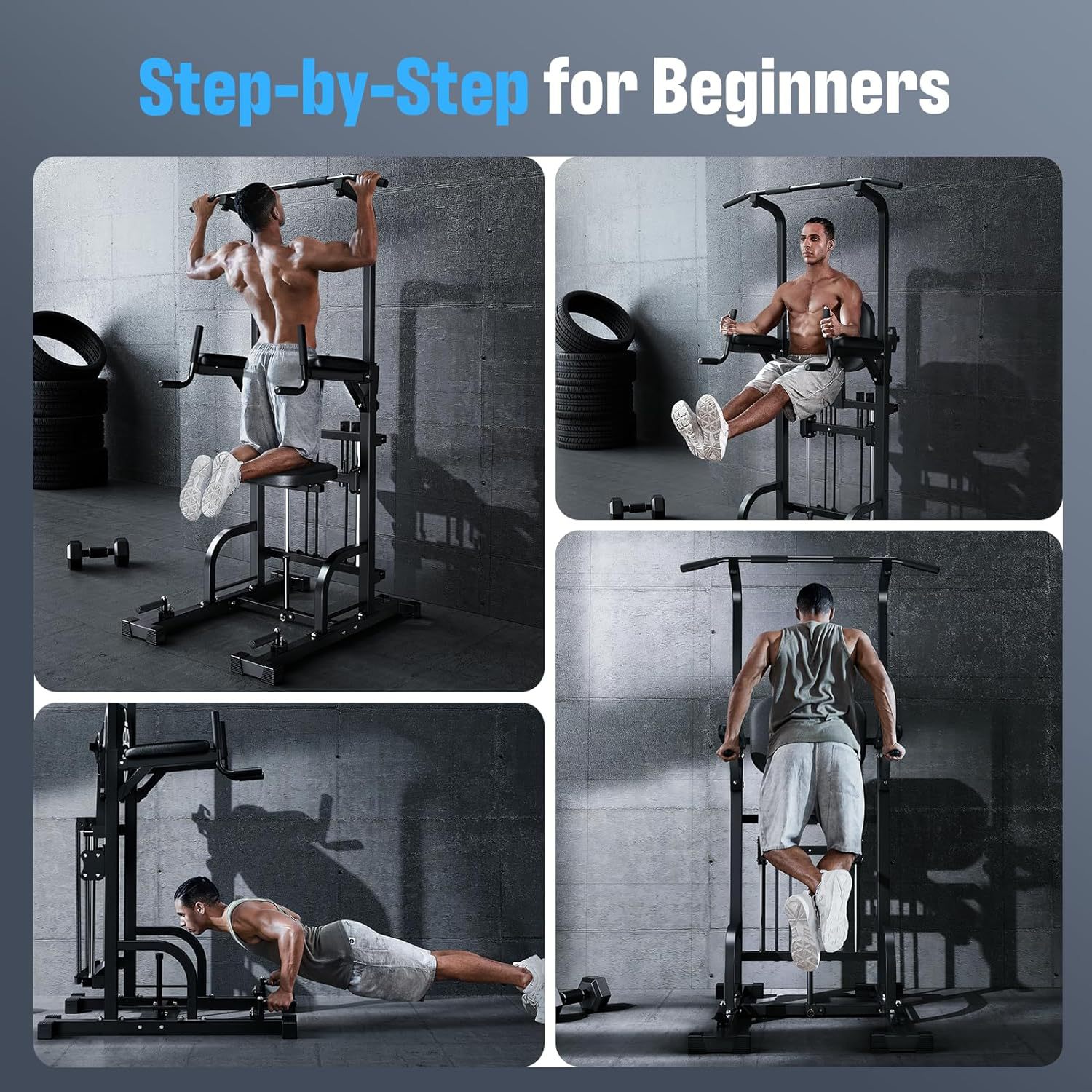 Power Tower Pull-Up Dip Statio - огляд і ціна Sports Equipment For Home