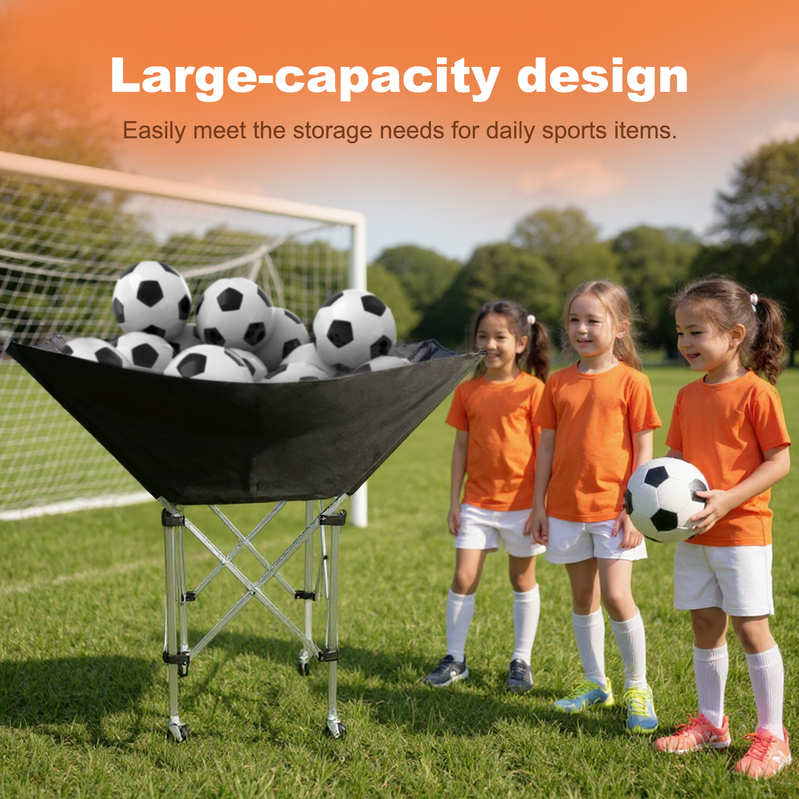 Collapsible Hammock Ball Cart  - огляд і ціна Sports Equipment Cart
