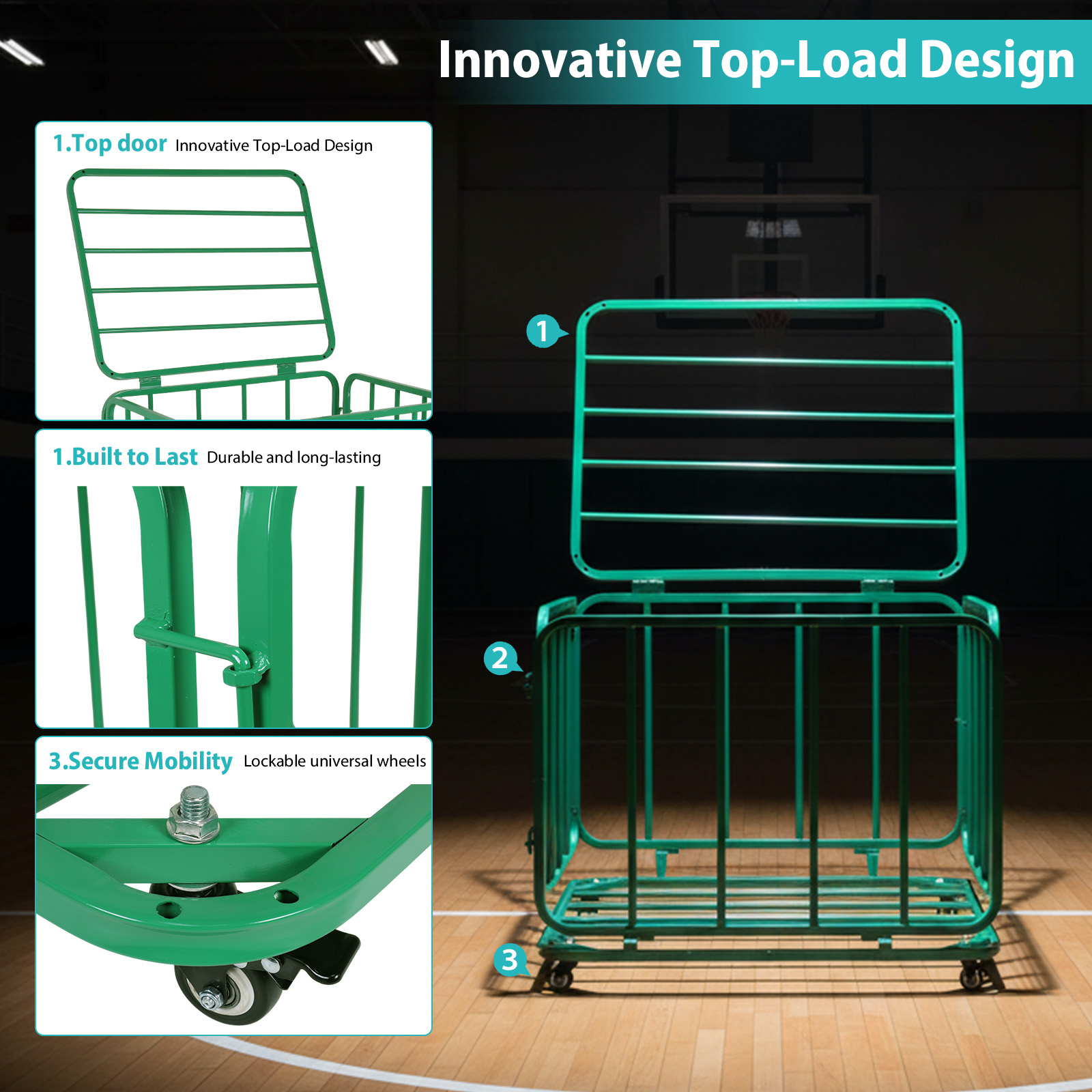 Sports Equipment Organizer Car - огляд і ціна Sports Equipment Cart
