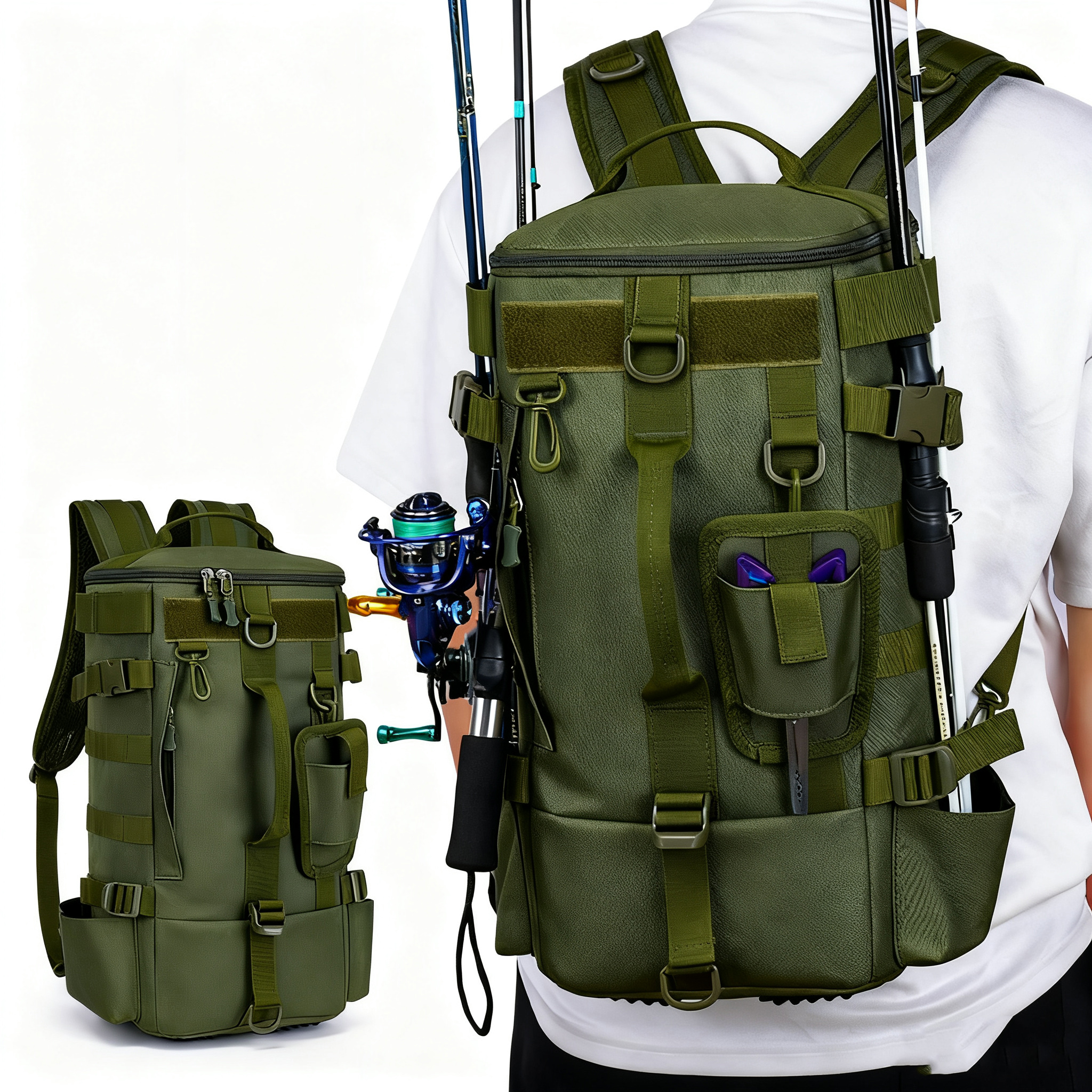 Multifunctional Fishing Backpa - огляд і ціна Sports Equipment Outdoor Storage
