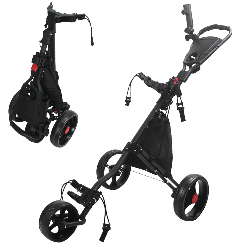 2026 Three-Wheeled Foldable Al - огляд і ціна Sports Equipment Cart