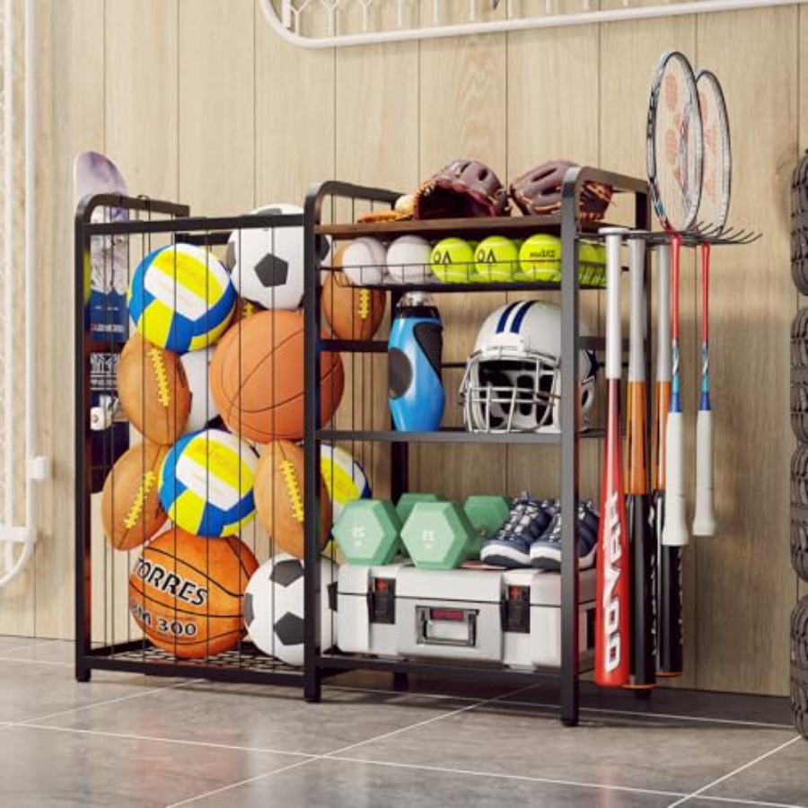 Garage Sports Equipment Organi - огляд і ціна Sports Equipment Garage Storage