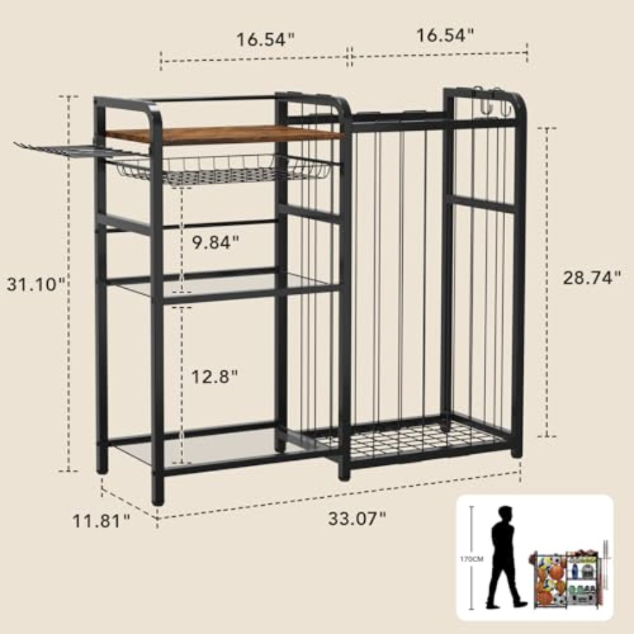 Garage Sports Equipment Organi - огляд і ціна Sports Equipment Garage Storage
