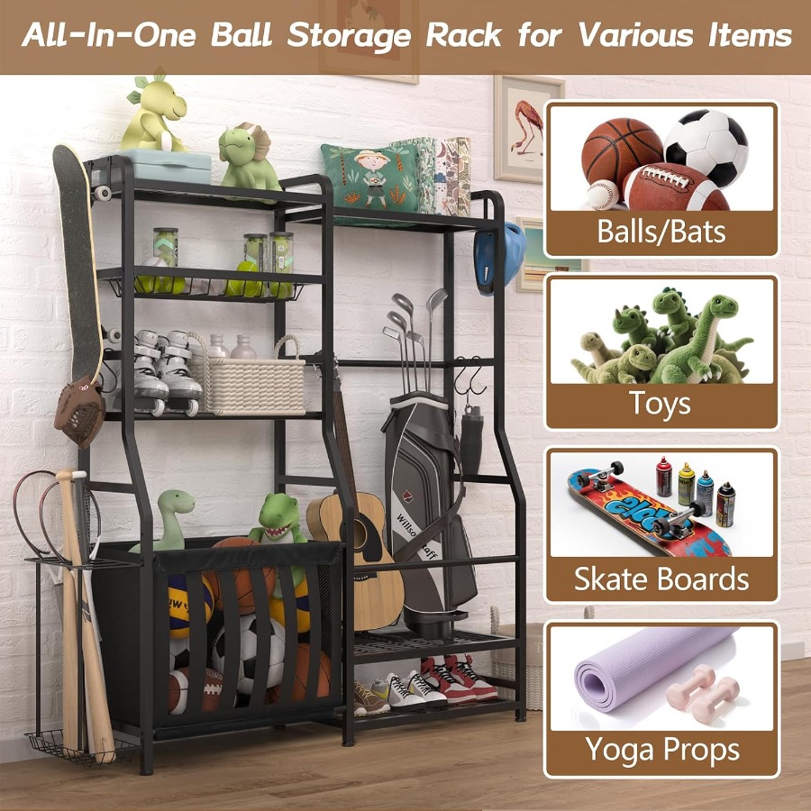 Garage Sports Equipment Organi - огляд і ціна Sports Equipment Outdoor Storage