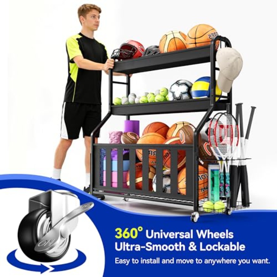 Sports Equipment Organizer Rol - огляд і ціна Sports Equipment Garage Storage