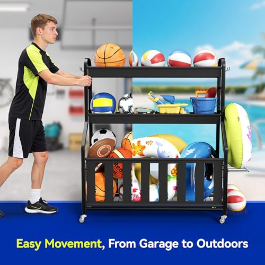 Sports Equipment Organizer Rol - огляд і ціна Sports Equipment Garage Storage