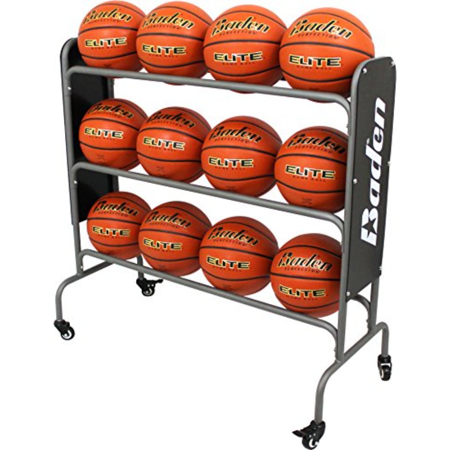 Steel Basketball Rack with Whe - огляд і ціна Sports Equipment Garage Storage