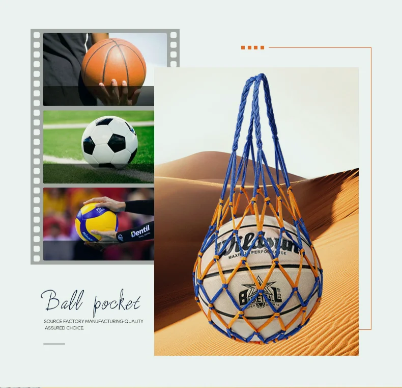 1PC Football Net Bag Nylon Bol - огляд і ціна Sports Equipment Outdoor Storage