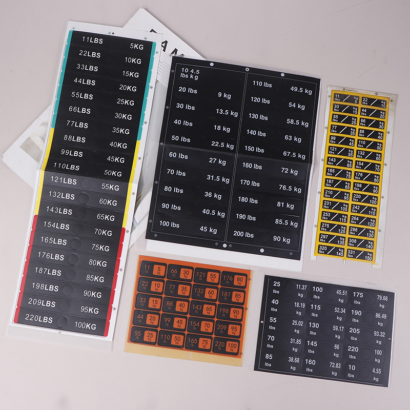 Weight Stack Labels 4.5kg To 1 - огляд і ціна Sports Equipment Suppliers