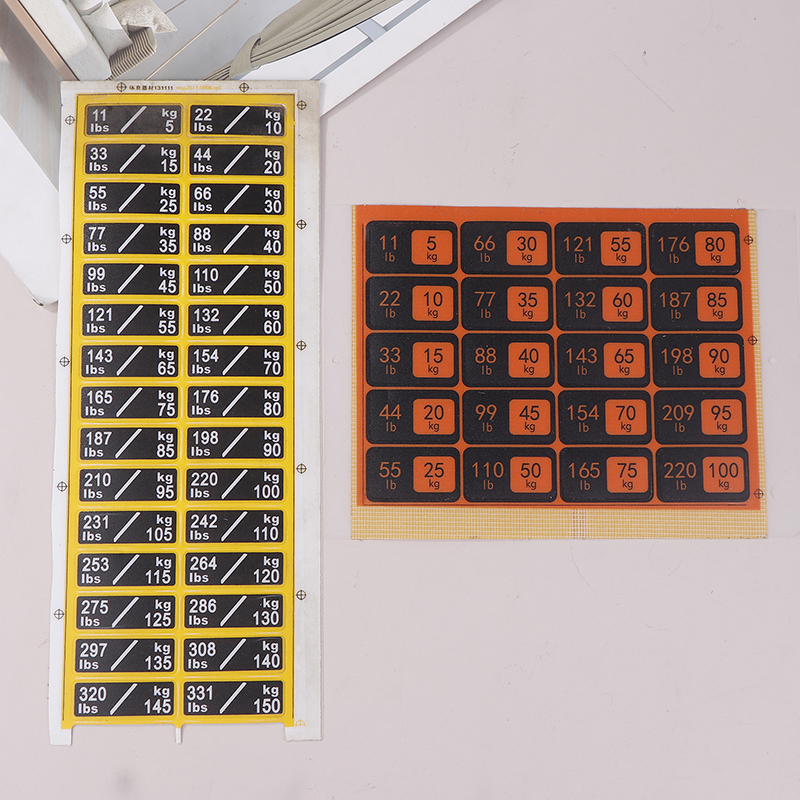 Weight Stack Labels 4.5kg To 1 - огляд і ціна Sports Equipment Suppliers