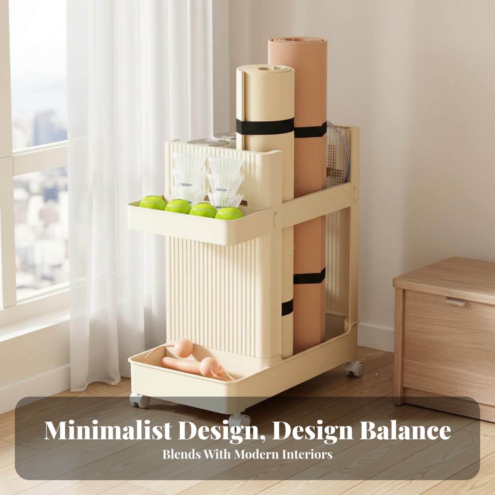 Sports Equipment Storage Cart  - огляд і ціна Sports Equipment Cart