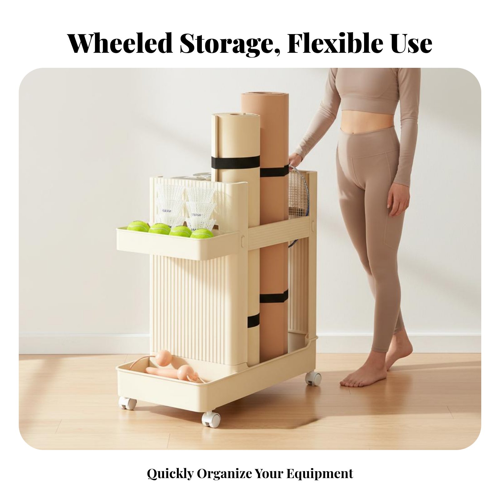 Sports Equipment Storage Cart  - огляд і ціна Sports Equipment Cart