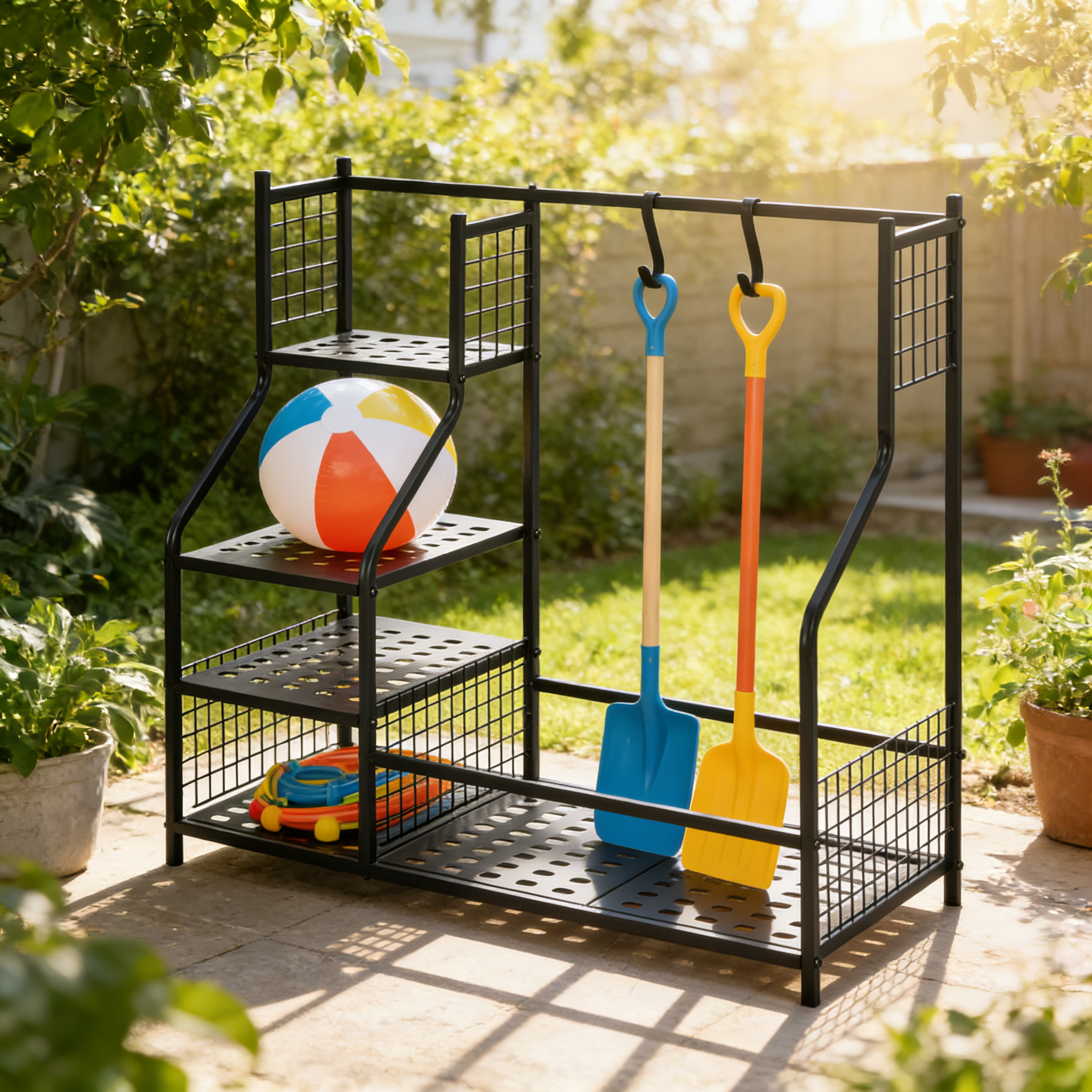 Modern Metal Display Shelf for - огляд і ціна Sports Equipment Garage Storage