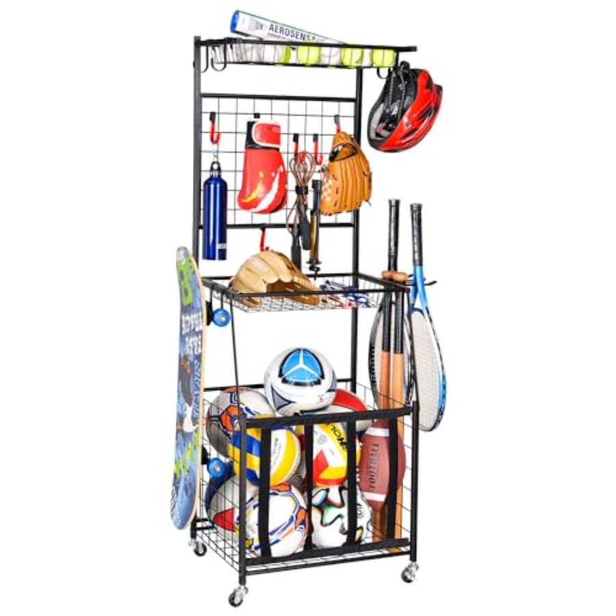 Sports Equipment Storage Rack  - огляд і ціна Sports Equipment Outdoor Storage