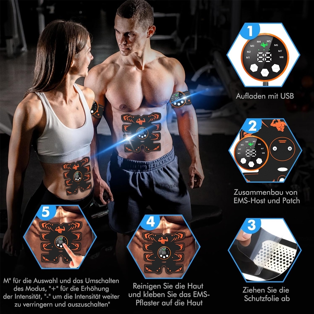 Portable EMS Abdominal Trainer - огляд і ціна Sports Equipment For Home