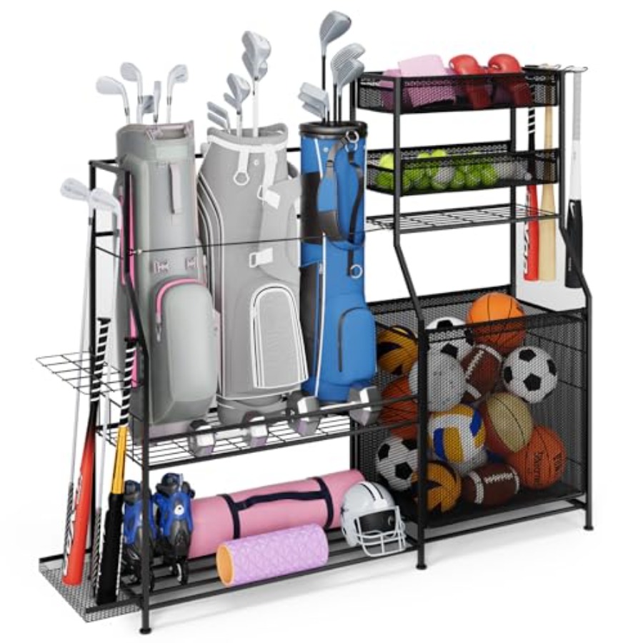 Garage Sports Equipment Organi - огляд і ціна Sports Equipment Garage Storage