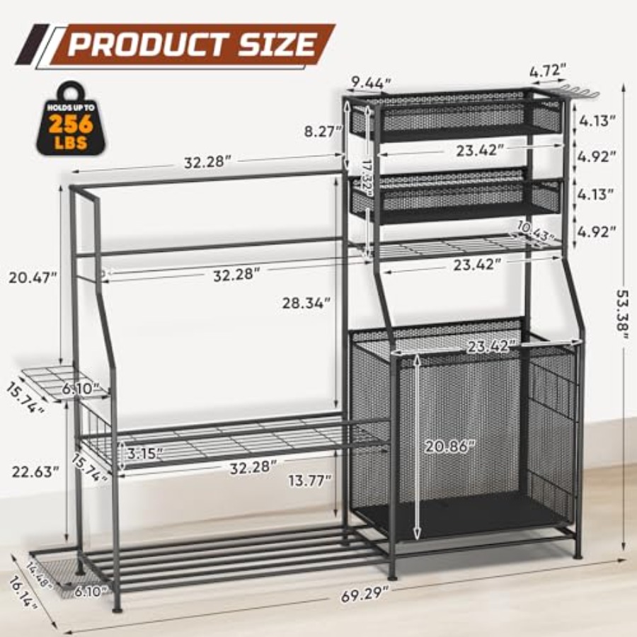 Garage Sports Equipment Organi - огляд і ціна Sports Equipment Garage Storage