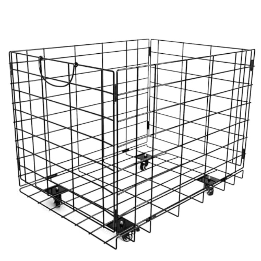 Heavy-Duty Folding Ball Cart w - огляд і ціна Sports Equipment Cart