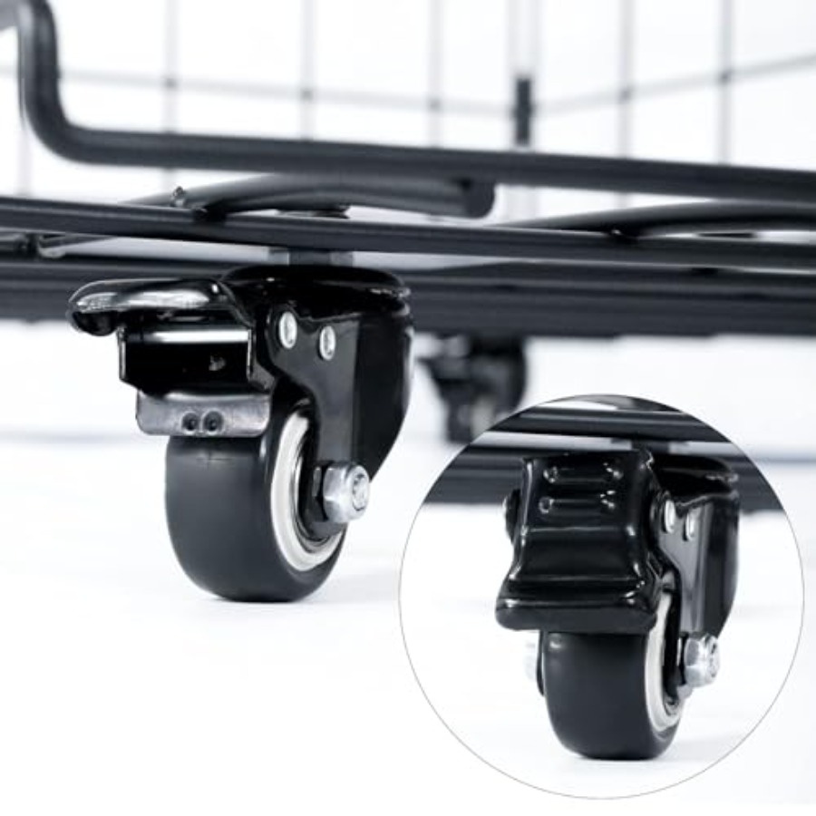 Heavy-Duty Folding Ball Cart w - огляд і ціна Sports Equipment Cart
