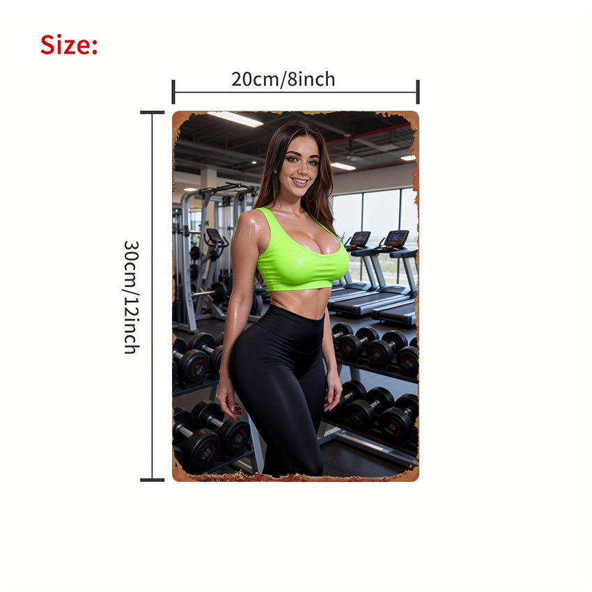 2D Flat Style Metal Sign Sexy  - огляд і ціна Sports Equipment Background