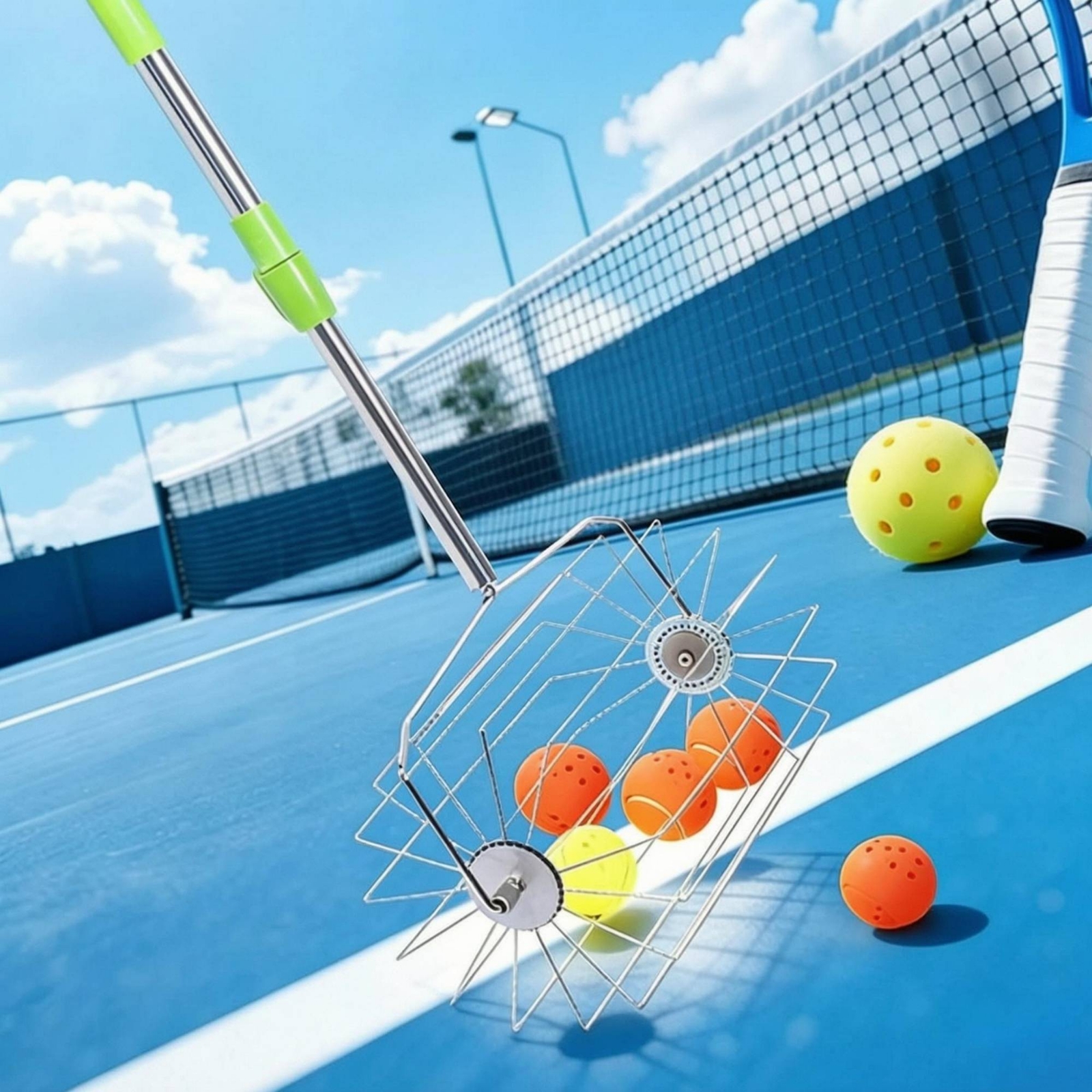 Adjustable Pickleball Picker L - огляд і ціна Sports Equipment With A
