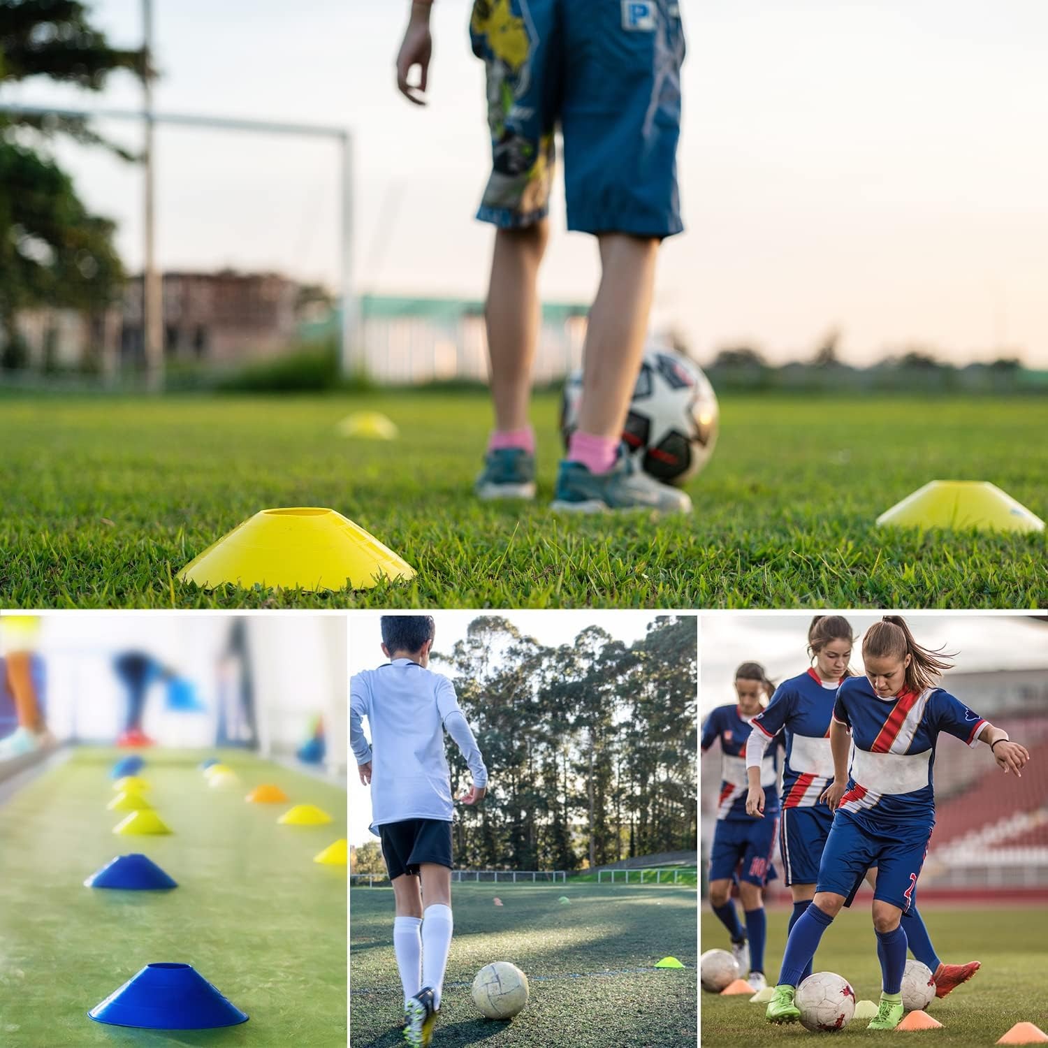 5 Pcs football training plate  - огляд і ціна Sports Equipment For Training