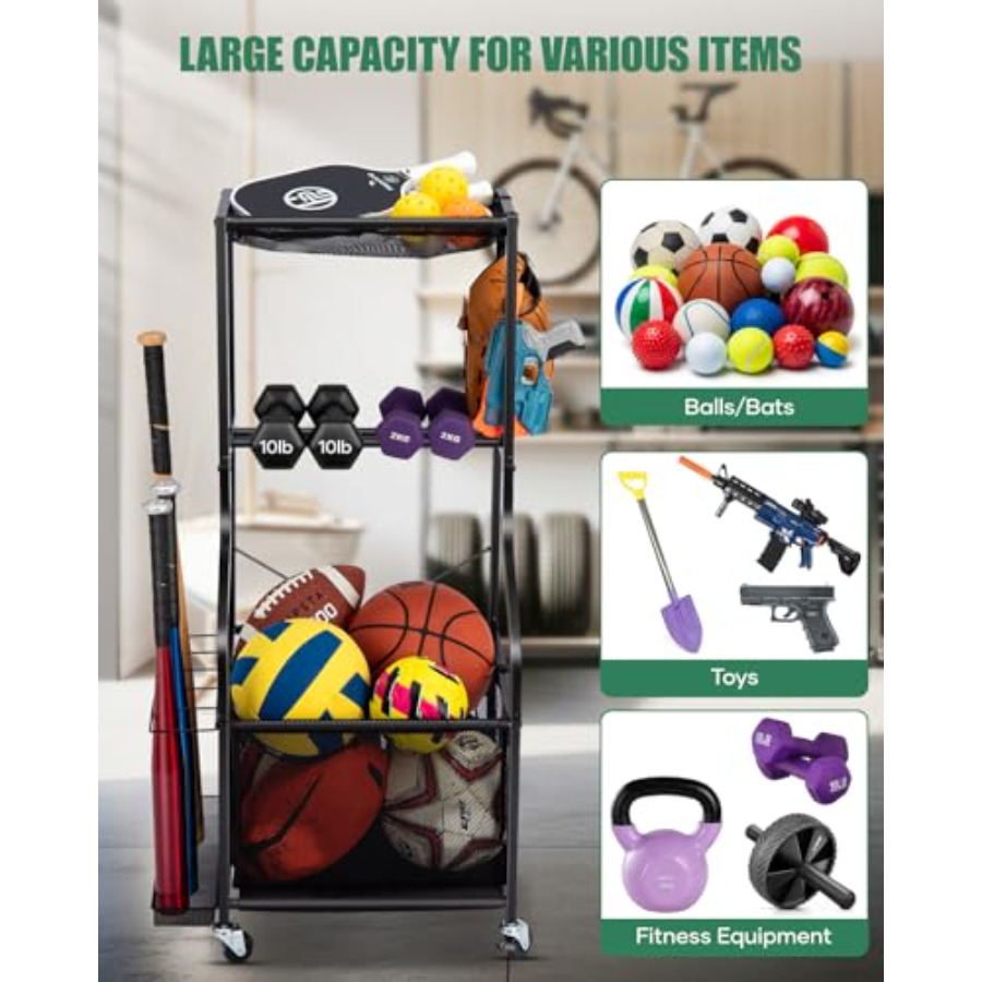 Sports Equipment Garage Organi - огляд і ціна Sports Equipment Outdoor Storage
