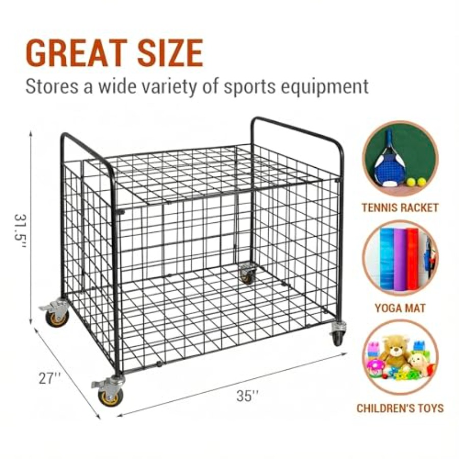 MyGift Professional Gym Metal  - огляд і ціна Sports Equipment Cart