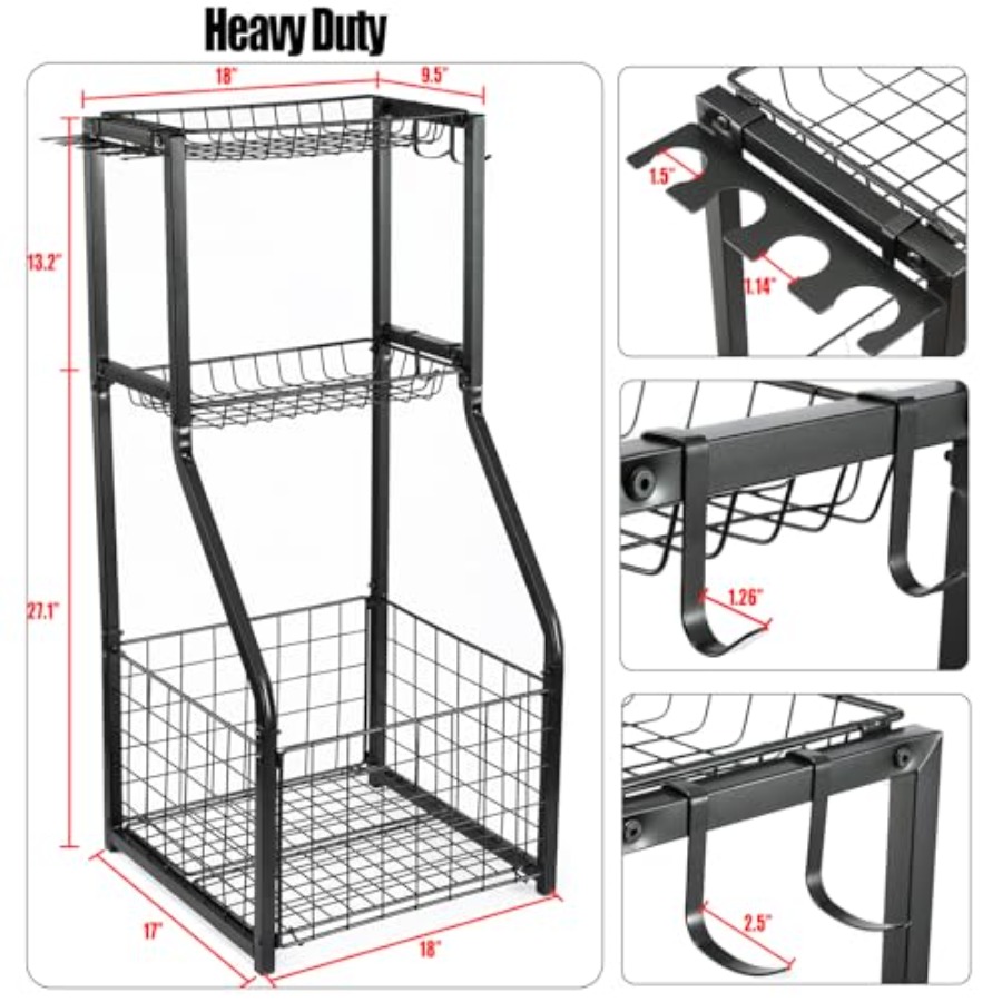 Sports Equipment Organizer for - огляд і ціна Sports Equipment Outdoor Storage