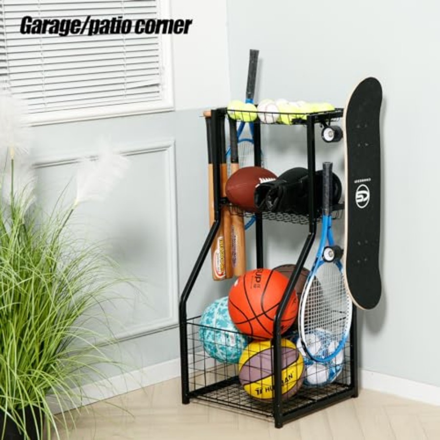 Sports Equipment Organizer for - огляд і ціна Sports Equipment Outdoor Storage