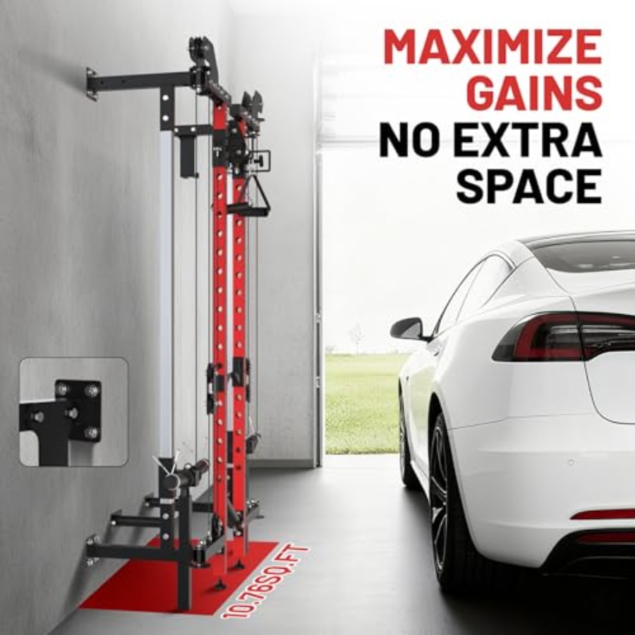 Wall Mounted Folding Squat Rac - огляд і ціна Sports Equipment For Home